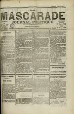 LA MASCARADE : n°154, pp. 1