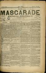 LA MASCARADE : n°172, pp. 1