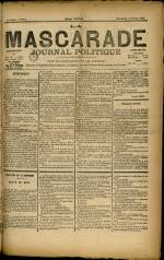 LA MASCARADE : n°210, pp. 1