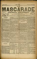 LA MASCARADE : n°211, pp. 1