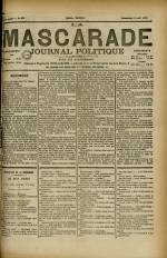 LA MASCARADE : n°235, pp. 1