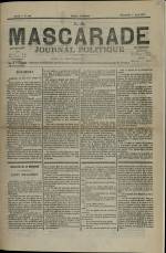 LA MASCARADE : n°166, pp. 1