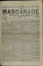 LA MASCARADE : n°171, pp. 1