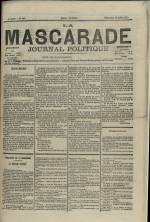 LA MASCARADE : n°182, pp. 1