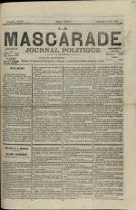 LA MASCARADE : n°183, pp. 1