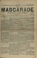 LA MASCARADE : n°192, pp. 1