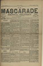 LA MASCARADE : n°194, pp. 1