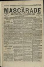 LA MASCARADE : n°200, pp. 1