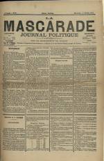 LA MASCARADE : n°211, pp. 1