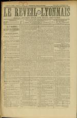 LE RÉVEIL LYONNAIS : n°29, pp. 1