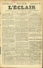 L'ECLAIR : n°98, pp. 1