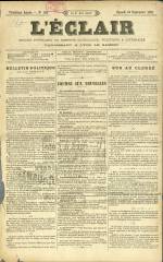 L'ECLAIR : n°100, pp. 1