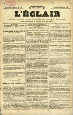 L'ECLAIR : n°103, pp. 1