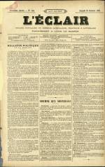 L'ECLAIR : n°104, pp. 1