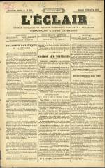 L'ECLAIR : n°105, pp. 1