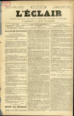 L'ECLAIR : n°116, pp. 1