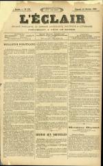 L'ECLAIR : n°121, pp. 1