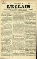 L'ECLAIR : n°128, pp. 1