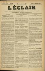 L'ECLAIR : n°159, pp. 1