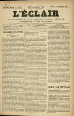 L'ECLAIR : n°160, pp. 1
