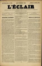 L'ECLAIR : n°168, pp. 1