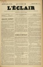 L'ECLAIR : n°179, pp. 1