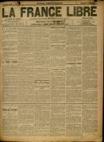 LA FRANCE LIBRE : n°1060, pp. 1