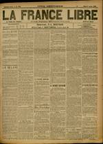 LA FRANCE LIBRE : n°1062, pp. 1