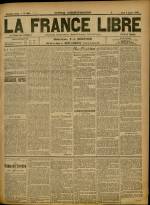 LA FRANCE LIBRE : n°1064, pp. 1