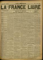 LA FRANCE LIBRE : n°1090, pp. 1