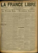 LA FRANCE LIBRE : n°1105, pp. 1