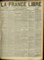 LA FRANCE LIBRE : n°1110, pp. 1