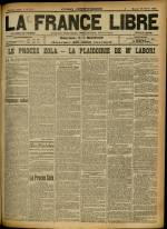 LA FRANCE LIBRE : n°1112, pp. 1