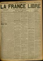 LA FRANCE LIBRE : n°1119, pp. 1