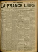 LA FRANCE LIBRE : n°1120, pp. 1