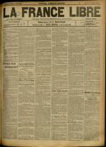 LA FRANCE LIBRE : n°1123, pp. 1