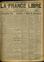 LA FRANCE LIBRE : n°1130, pp. 1