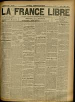 LA FRANCE LIBRE : n°1131, pp. 1