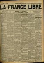 LA FRANCE LIBRE : n°1153, pp. 1