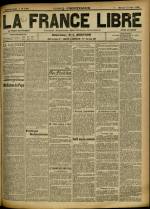 LA FRANCE LIBRE : n°1160, pp. 1