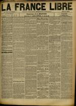 LA FRANCE LIBRE : n°1165, pp. 1