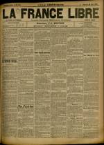 LA FRANCE LIBRE : n°1171, pp. 1