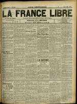 LA FRANCE LIBRE : n°1182, pp. 1