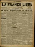 LA FRANCE LIBRE : n°1230, pp. 1