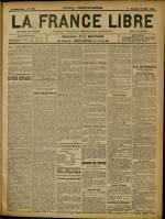LA FRANCE LIBRE : n°1247, pp. 1