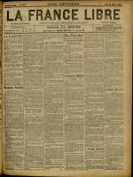 LA FRANCE LIBRE : n°1255, pp. 1