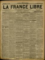 LA FRANCE LIBRE : n°1260, pp. 1
