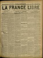LA FRANCE LIBRE : n°1272, pp. 1