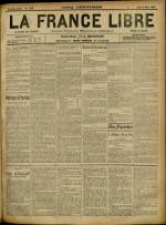 LA FRANCE LIBRE : n°1276, pp. 1