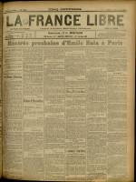 LA FRANCE LIBRE : n°1314, pp. 1